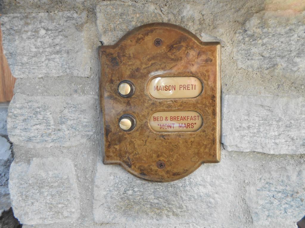 B&B Mont Mars Fontainemore Экстерьер фото